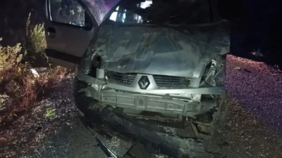 Gazipaşa Küçüklü Mahallesi Balcı Mevkiinde hafif ticari aracın yoldan çıkıp