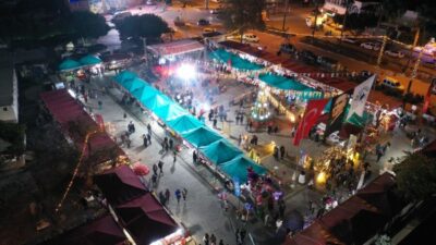 Bu yıl 5’incisi düzenlenen Uluslararası Gazipaşa Yeni Yıl Pazarı, dün