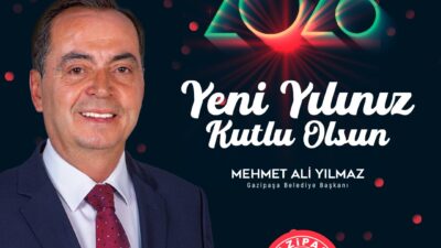 Gazipaşa Belediye Başkanı Mehmet Ali Yılmaz, yeni yıl dolayısıyla bir