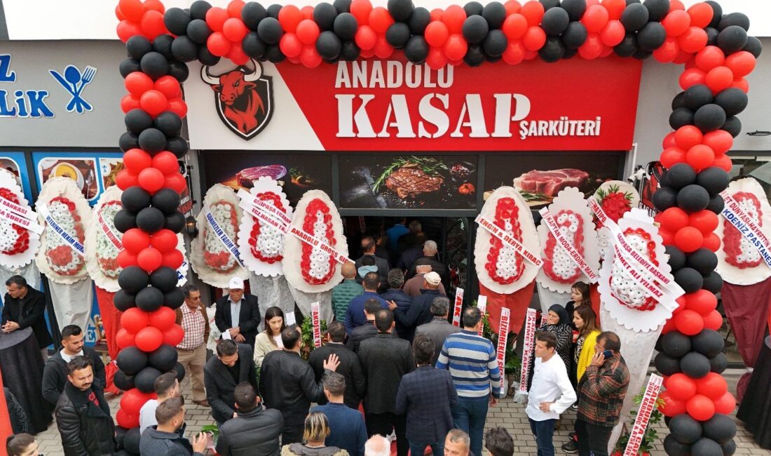 Gazipaşa’nın sevilen esnaflarından Ahmet Baysal’ın işletmiş olduğu Anadolu Kasap yeni