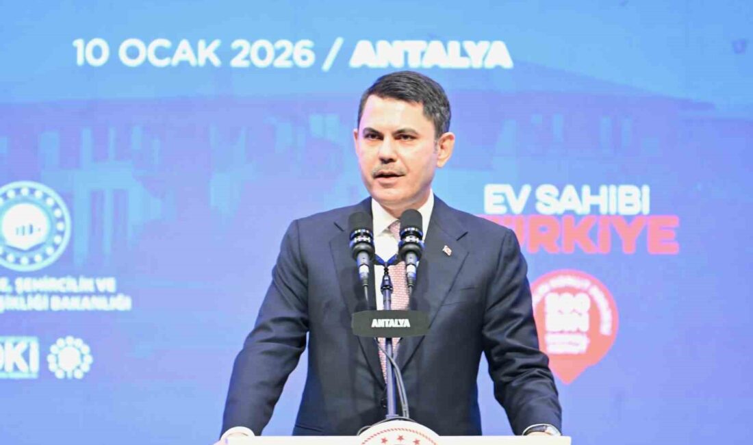 Çevre, Şehircilik ve İklim Değişikliği Bakanı Murat Kurum'un katılımıyla Antalya'da