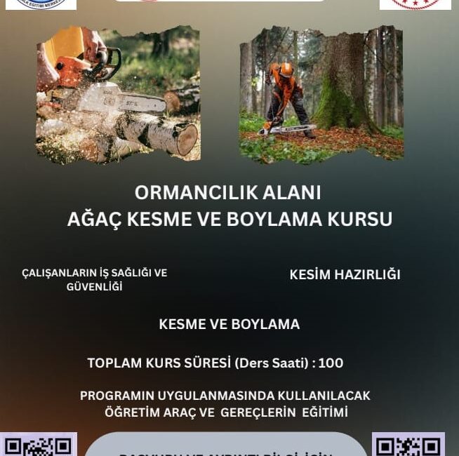Gazipaşa Halk Eğitim Merkezi Orman İşletme Kursu İçin Talepleri Topluyor.