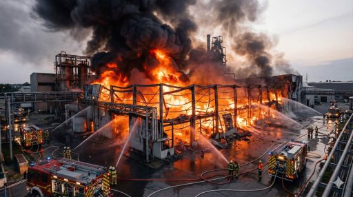 Antalya'nın Alanya ilçesinde klima ve kuluçka makinelerinin bulunduğu depoda çıkan
