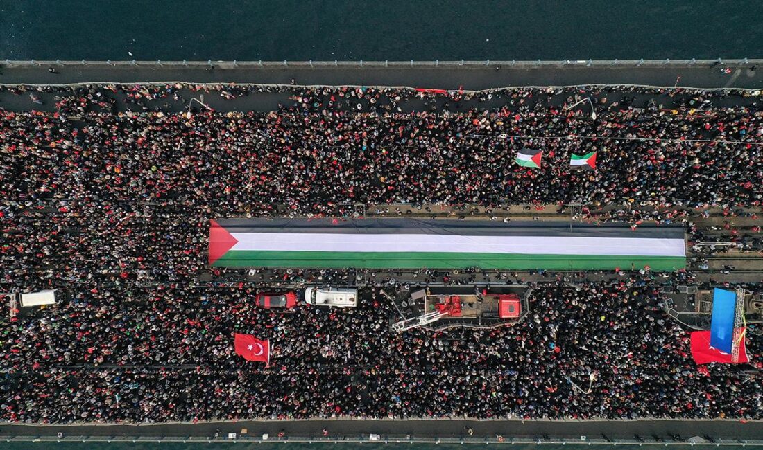 İnsanlık İttifakı ve Milli İrade Platformu çatısı altında, Filistin'e destek