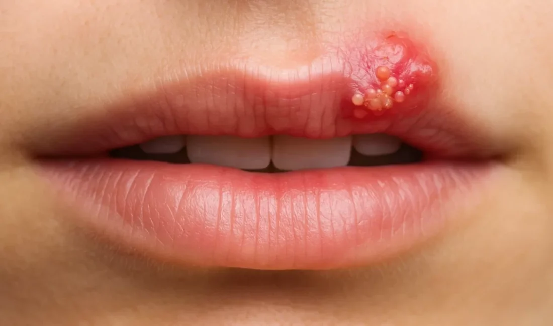 Uçuk çıkmasının nedenleri içerisinde, herpes simpleks virüsü nedeniyle gözlemlenen hastalık