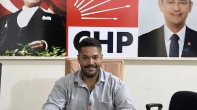 CHP Gazipaşa Gençlik Kolları Başkanı Yunuscan Karaduman, Nusaybin’de Türk bayrağının