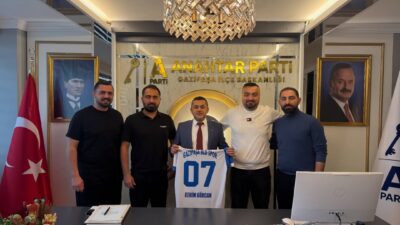 Gazipaşa Belediye Spor Kulübü yönetimi, Anahtar Parti Gazipaşa İlçe Başkanlığı’nı