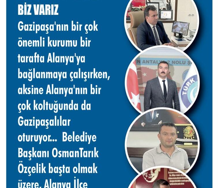 Alanya'da; Belediye Başkanı'ndan İlçe Sağlık Müdürü'ne, İlçe Milli Eğitim Müdür'nden