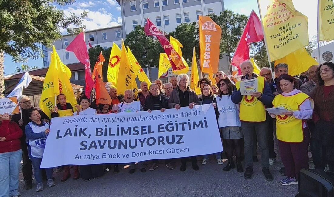 Eğitim Sen Antalya Şubesi ve eğitim emekçileri, Yusuf Tekin imzasıyla