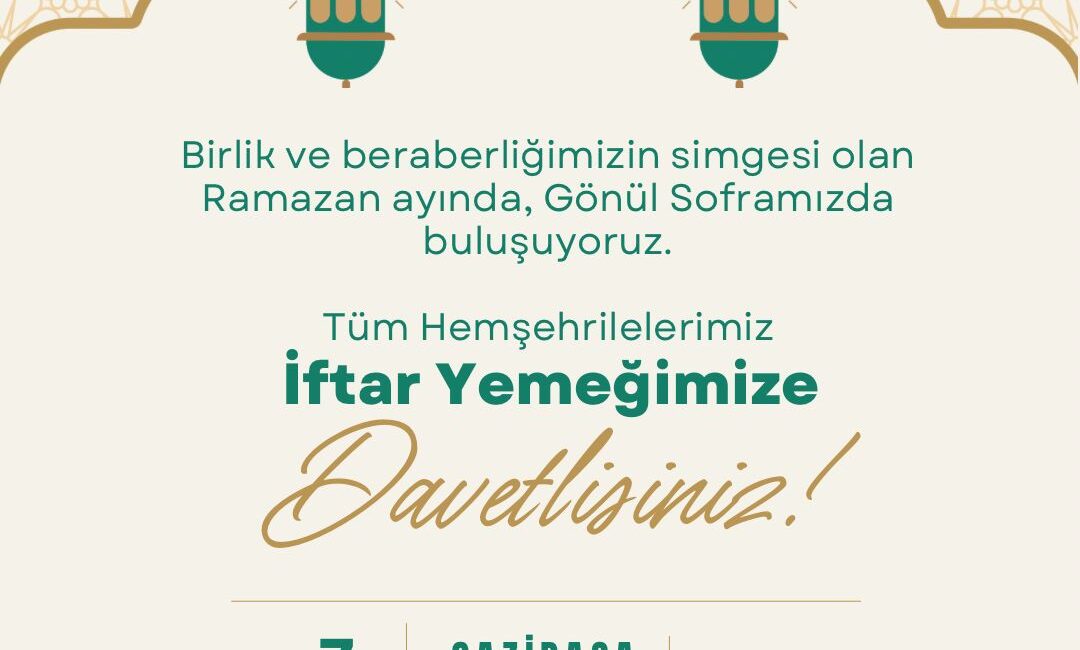 Gazipaşa’da Ramazan ayının birlik ve beraberlik ruhunu yaşatmak amacıyla AK
