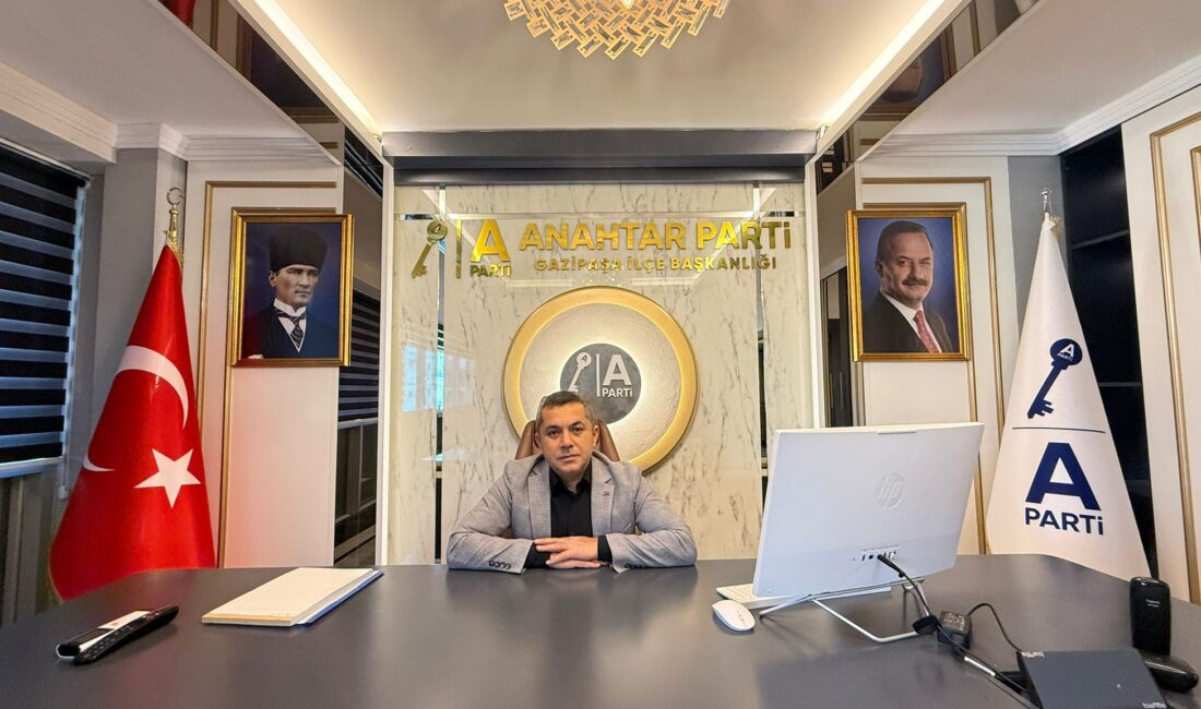Anahtar Parti Gazipaşa İlçe Başkanı Kerim Gürcan, yaptığı yazılı basın