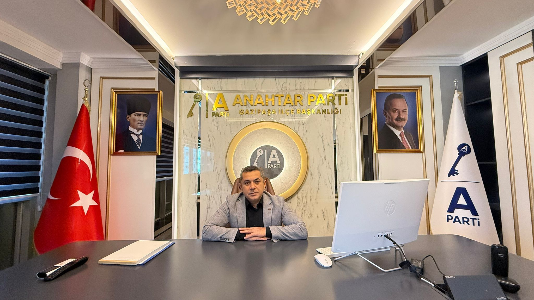 Anahtar Parti Gazipaşa İlçe Başkanı Kerim Gürcan, yaptığı yazılı basın